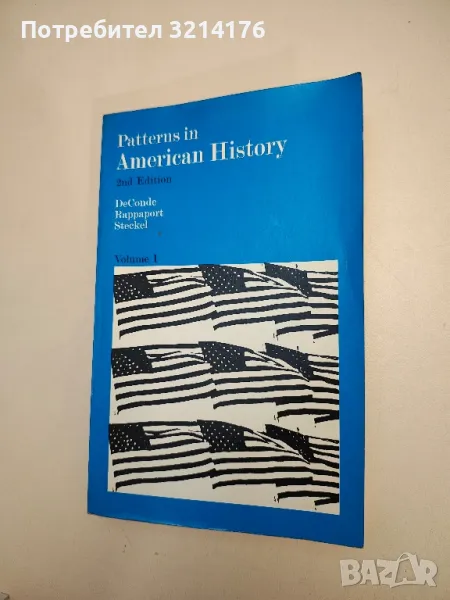 Patterns in American History Vol. 1 - Alexander De Conde, Armin Rappaport, Willian R. Steckel, снимка 1