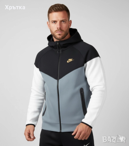 Nike Tech Fleece Windrunner - Оригинално мъжко горнище размер M, снимка 1