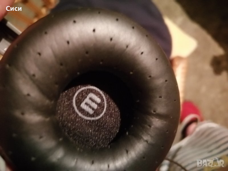 Регулируеми кабелни слушалки сиви, снимка 1