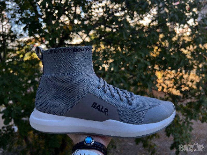 BALR. Premium Sock Sneaker V4 ‘Reflective Grey’ — номер 46, снимка 1