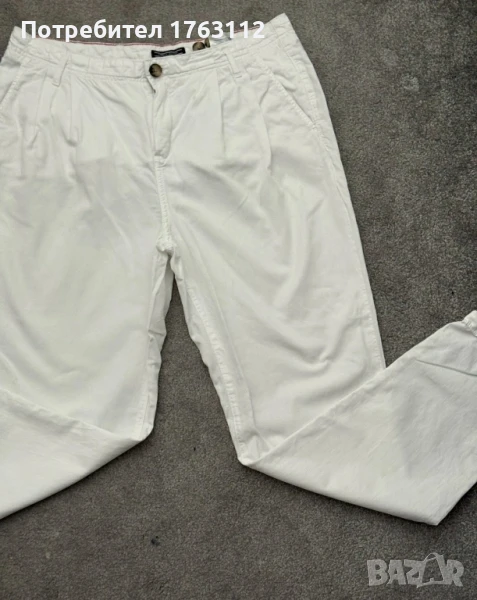 Tommy Hilfiger бял панталон 100% памук , размер М-Л, снимка 1