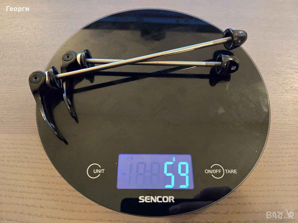 Леки титаниеви QR оси HUNT Sprint SL Ti, снимка 1