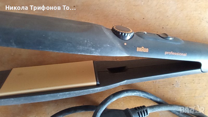 Продавам маркова керамична професионална преса за коса, снимка 1