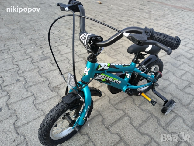 BG Детски велосипед 12" SAMURAJ син, снимка 6 - Велосипеди - 54334133