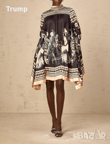 Ефектна , елегангна рокля, сатен , стандарт, снимка 4 - Рокли - 53931350