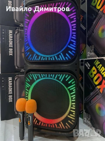 ГОЛЯМА ПРОФЕСИОНАЛНА КАРАОКЕ ПАРТИ ТОНКОЛОНА BTS-2172, снимка 6 - Тонколони - 54218364