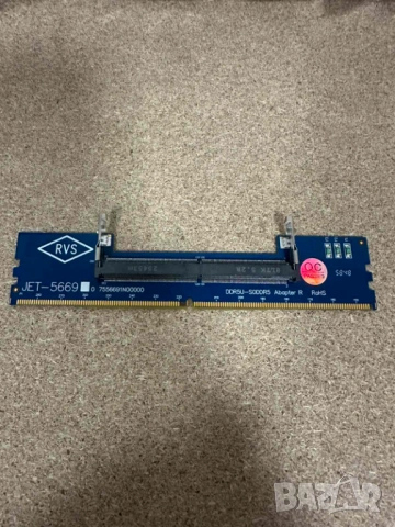 • Преходник за DDR5 SODIMM рам памет към DIMM, снимка 3 - Други - 53944253