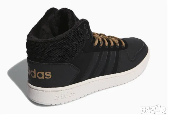 маратонки adidas Hoops 2.0 Mid 'Black Beige' номер 42 2/3 кецове , снимка 5 - Маратонки - 49405500