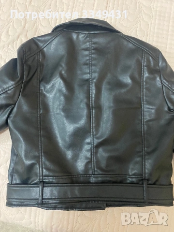 Дамски кожено яке Pull&Bear, снимка 6 - Якета - 53047840