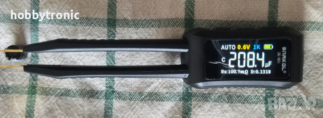 ESR пинсета - автоматично измерва R, L, C  кондензатори, резистори,  индуктивности , снимка 3 - Друга електроника - 48354068