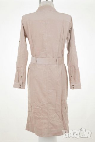 Светлобежова рокля от рипсено кадифе марка Tatuum - L, снимка 6 - Рокли - 36728686