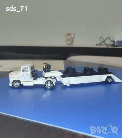 Метална количка ТИР ,с откачаща се платформа kaчествена изработка за колекция 30 лв, снимка 11 - Колекции - 52173955