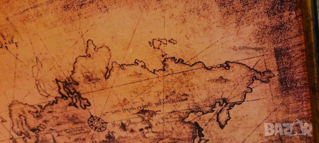 Картина СТАРА ГЕОГРАФСКА КАРТА 60х80см, снимка 7 - Картини - 30936168