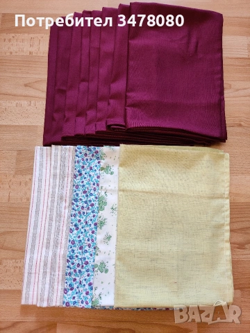 Нови цветни памучни калъфки за възглавници 50/70 см.