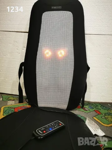 Масажор HoMedics SBM-415 масажираща седалка за ролков и Шиацу масаж с подгрев, снимка 2 - Масажори - 48838962