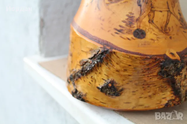 Халба за бира от брезово дърво, снимка 12 - Антикварни и старинни предмети - 47356660