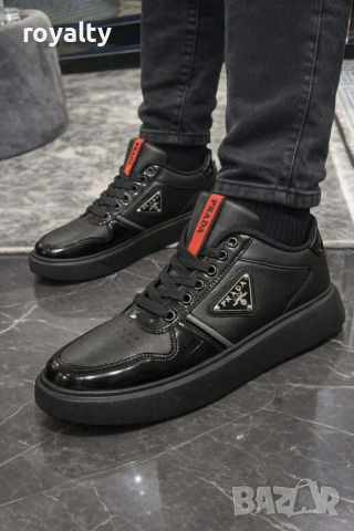 Prad🅰️ Нови Черни Мъжки Маратонки 40-44 Номер 
