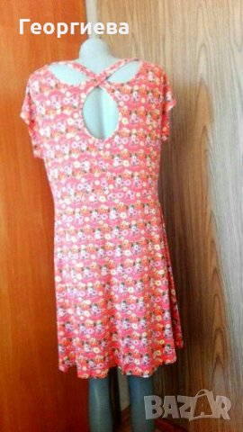 Пъстроцветна рокля от трико🍀👗M/L,L,XL🍀👗арт.464, снимка 5 - Рокли - 29838899