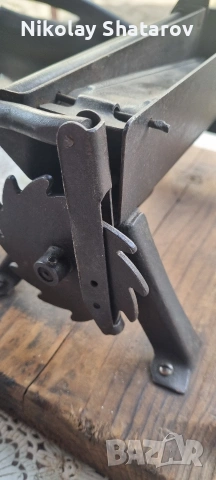 Стара гилотината за рязане на тютюн , снимка 7 - Антикварни и старинни предмети - 53281851