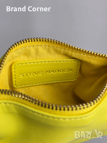 Нова дамска чанта Steve Madden Yellow Jelly с несесер, снимка 8 - Чанти - 54354726