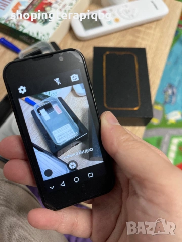 Мини смартфон,  3G WCDMA черен, снимка 13 - Други - 46897181