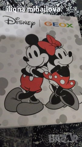 Бебешки маратонки 18 номер Disney GEOX, снимка 5 - Бебешки обувки - 53940514