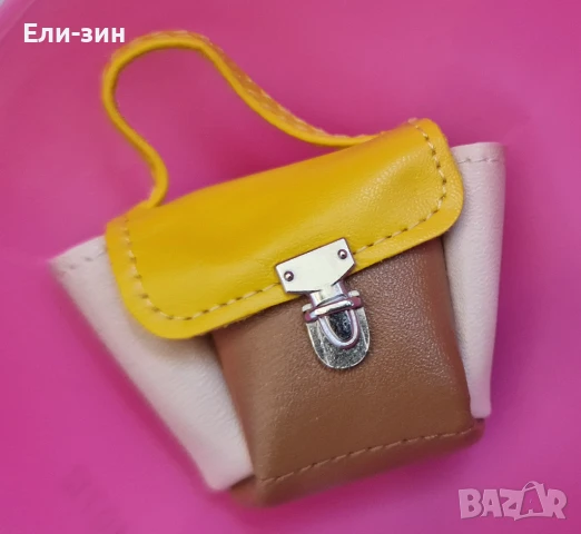 лот реалистични изкуствена кожа с магнити и метални елемедамски чанти за кукли Барби и други подобни, снимка 18 - Кукли - 48469371