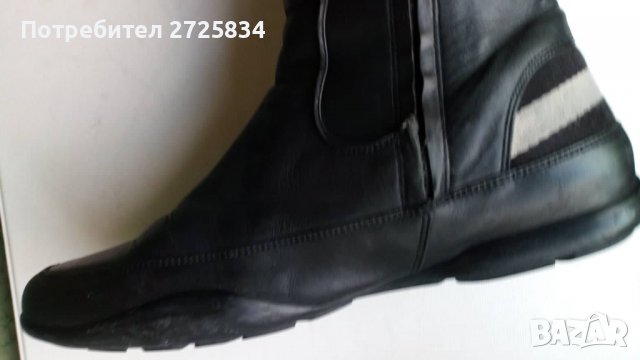 Високи ботуши, BALLY, черни, номер 38 1/2, снимка 9 - Дамски ботуши - 31625431
