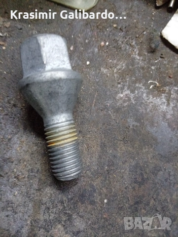 Болт за джанти Dacia Sandero Stepway 3 (2020-...) M12× 1,5 мм, резба 3 см