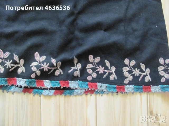 19век женска носия ,златна и сребърна сърма, снимка 11 - Антикварни и старинни предмети - 54039943