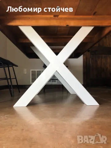 Метални крака за трапезна маса, холна маса, бюро, пейка, цената е за 1бр., снимка 3 - Маси - 47690576