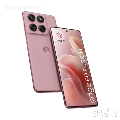 ЧАСТИ ЗА Смартфон GSM MOTOROLA EDGE 60 FUSION PINK 42PL 6.67 ", 256 GB, RAM 8 GB, 50+13 MP, 5G 