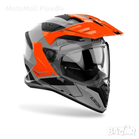 Каска Airoh Bandit Tune Orange Gloss, снимка 3 - Аксесоари и консумативи - 51784367