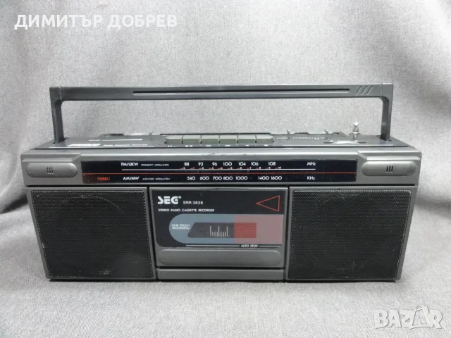 СТАР РЕТРО ТРАНЗИСТОР РАДИО КАСЕТОФОН SEG SRR 3838, снимка 2 - Радиокасетофони, транзистори - 56325426