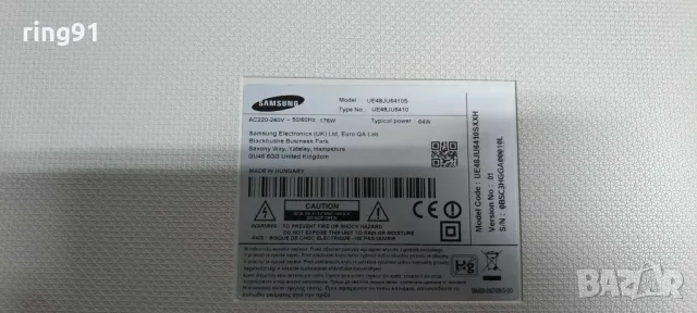 T-Con - BN41-02297A TV Samsung UE48JU6410S, снимка 4 - Части и Платки - 48849207