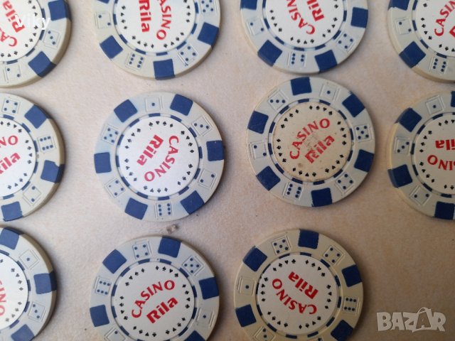 Рекламна стойка на казино Рила с жетони и празна кутия от боро, снимка 11 - Колекции - 42299512