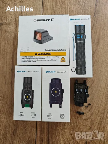 Olight бързомер и подцевни фенери
