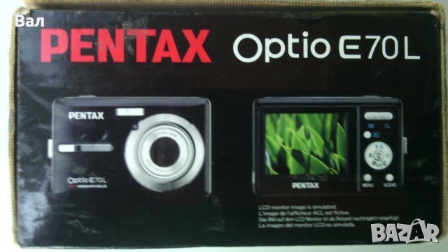 Цифров фотоапарат PENTAX Optio E70L+SD карта 4 GB, снимка 9 - Фотоапарати - 42801992