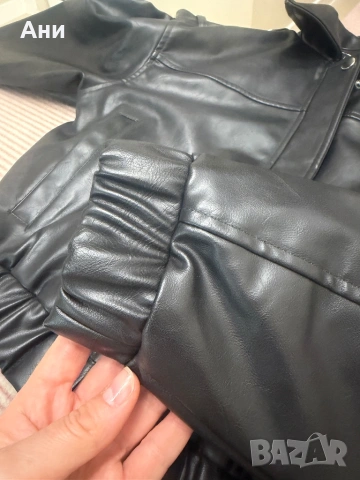 Кожено яке, снимка 7 - Якета - 54080267
