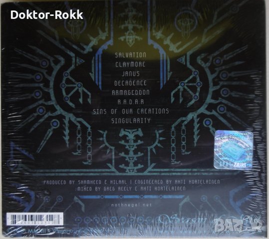 Nothnegal – Decadence (2012, Digipak, CD), снимка 2 - CD дискове - 39024352