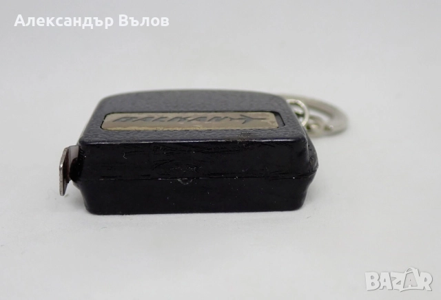 Стар Ключодържател Ролетка БАЛКАН Български Авиолинии Метал Кожа, снимка 5 - Други ценни предмети - 52704224