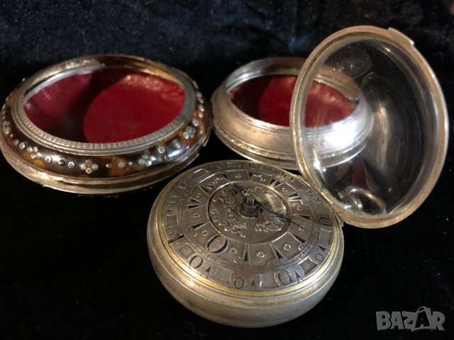 Джобен часовник на големия майстор от 18-ти век William Clarke , снимка 7 - Джобни - 30294757