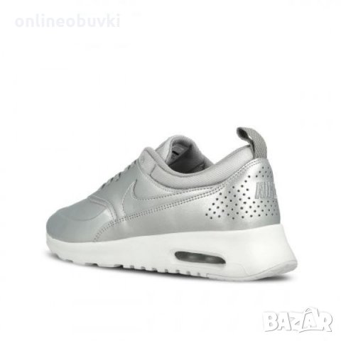 НАМАЛЕНИЕ!!!Спортни обувки NIKE AIR MAX THEA Сребро, снимка 4 - Маратонки - 34242299