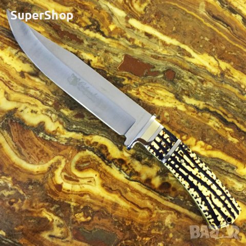 Уникален Фиксиран Нож с Кания USA Columbia ножове стоманен, снимка 5 - Ножове - 40284329