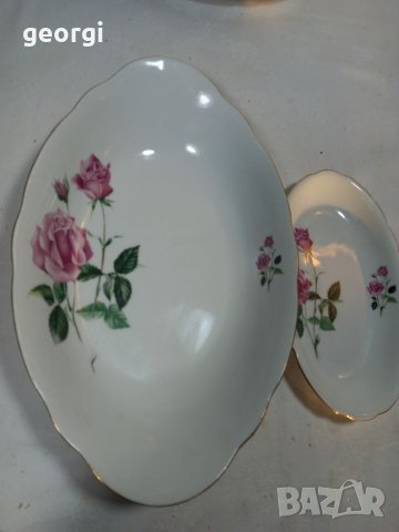 Три порцеланови плата Bohemia , снимка 5 - Прибори за хранене, готвене и сервиране - 35322563