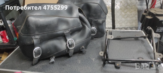 Седалка+Дисаги/с крепежи/ за Harley Davidson Sportster,Dyna,Softail