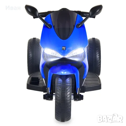 ТОП ЦЕНА!НОВО!Детски акумулаторен мотор с 3 гуми Nairobi BLUE с 6V батерия,Bluetooth, снимка 3 - Детски велосипеди, триколки и коли - 55881987