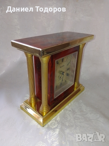 Немски Настолен Кварцов  Часовник  -  Huaba, снимка 2 - Колекции - 44717713