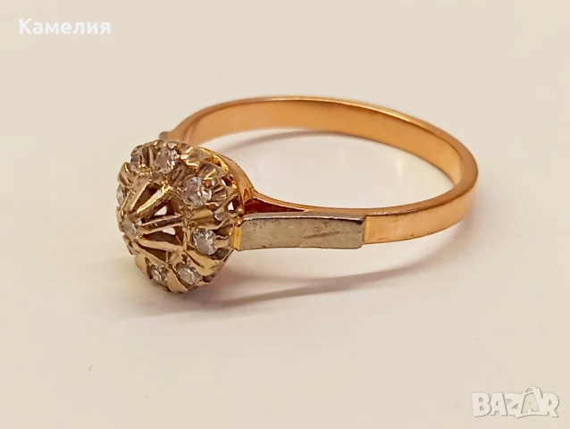 Руско злато , снимка 2 - Пръстени - 50543423