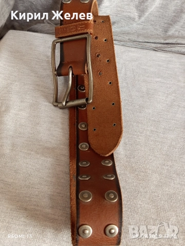 Модерен кожен колан с капси много красив стилен дизайн 35273, снимка 8 - Колани - 51867987